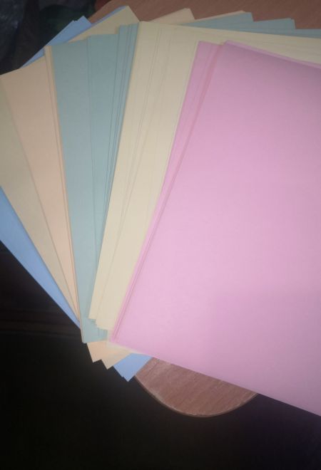 Бумага для офиса и дома цветная пастель А4, 100 листов STAFF COLOR
