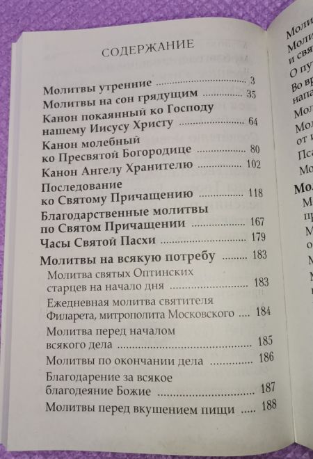 Молитвослов крупным шрифтом с раздельными канонами (УКИНО Духовное Преображение)