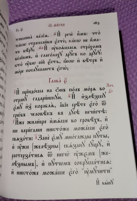 Святое Евангелие на церковно-славянском языке (Оранта/Терирем)