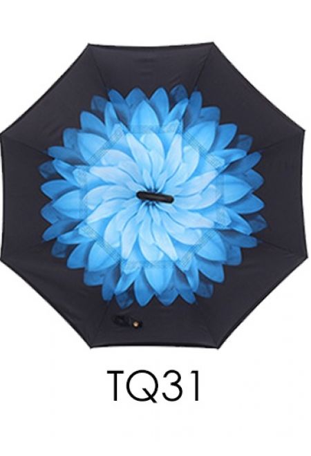 Умный двухслойный зонт (зонт наоборот, сухой зонт) TQ31