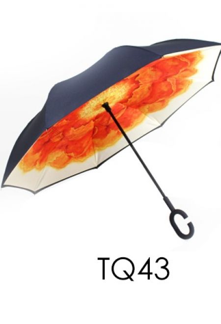 Умный двухслойный зонт (зонт наоборот, сухой зонт) TQ43